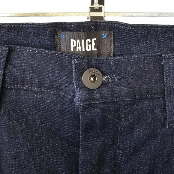 PAIGE Mens Federal Slim Straight Jeans Size 36 Dark Blue Inkwell Stretch Denim - Picture 9 of 9
